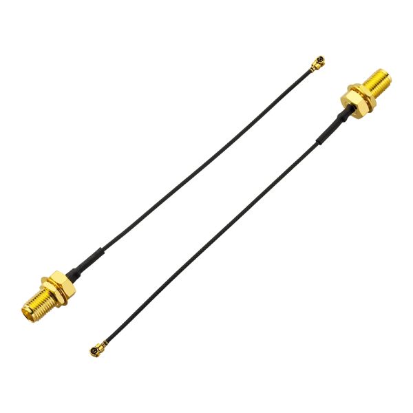 Taoglas IPEX MHF, SMA Series, 150 mm, 1.13 Coax Coaxial Coaxial Cable, Black, Unterminated