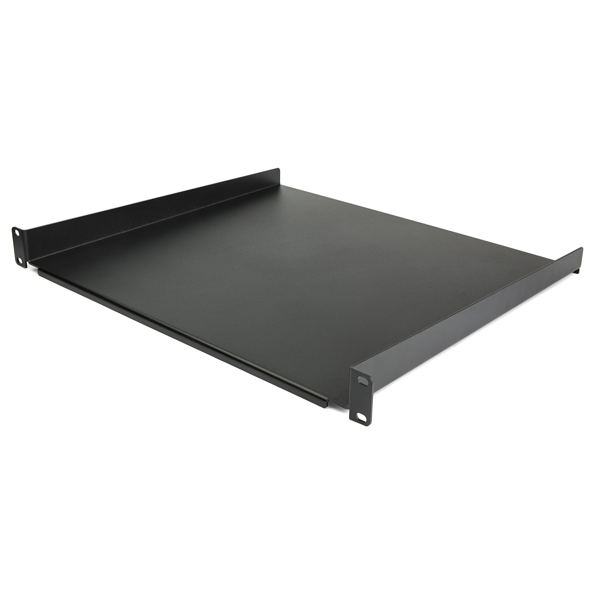 StarTech.com Black Shelf, 1 U, 20kg Load, 483mm x 401 mm