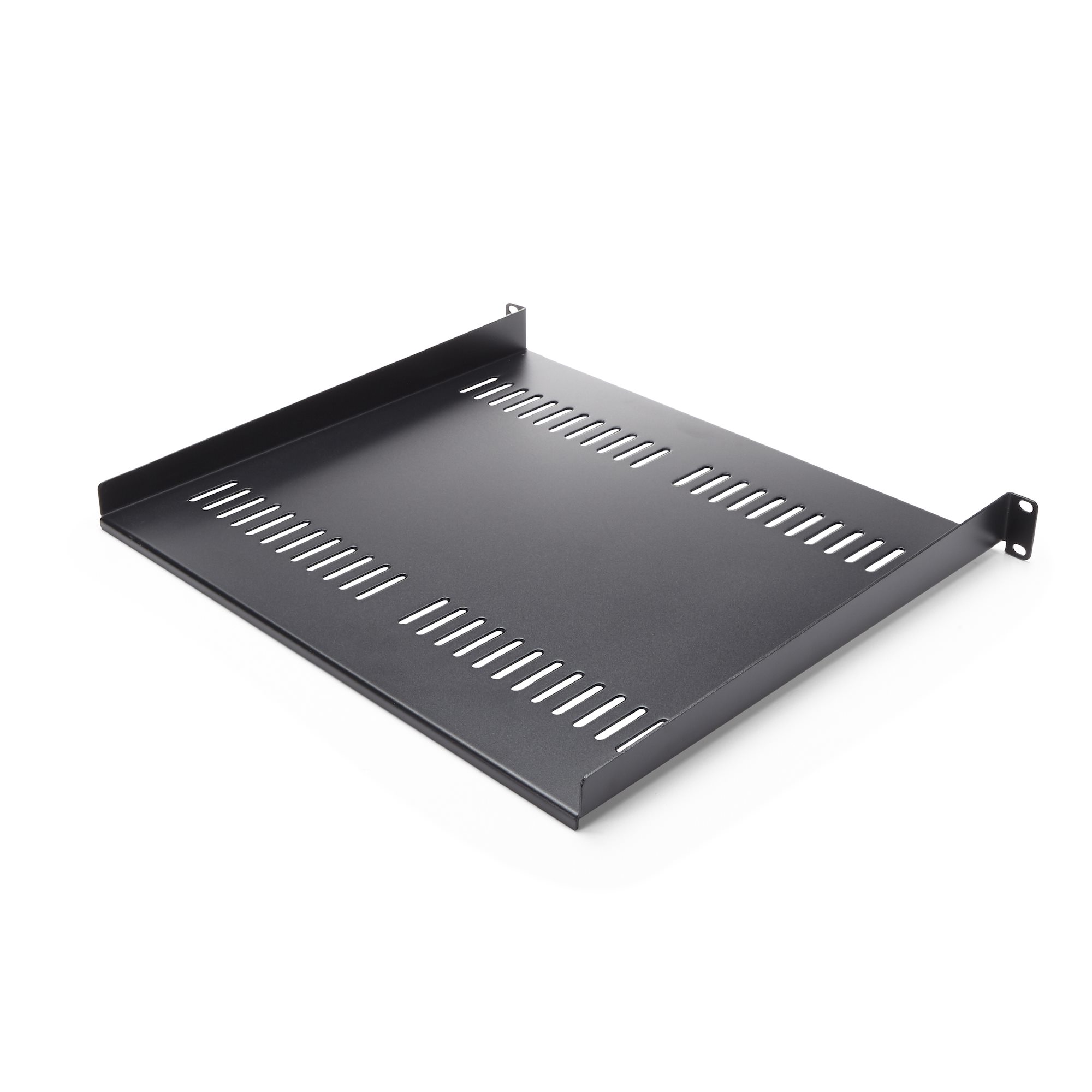cabshelf116v2pk StarTech.com CABSHELF Series Black Shelf, 1 U, 20kg Load, 483mm x 400 mm