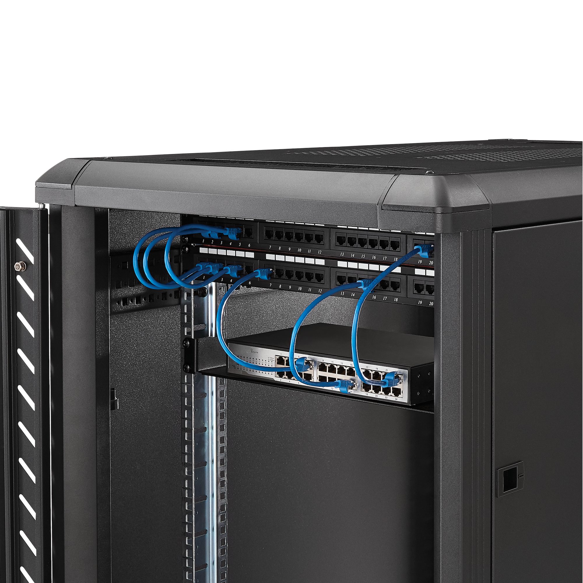 cabshelf1u StarTech.com Black Shelf, 1 U, 15kg Load, 19in x 178 mm