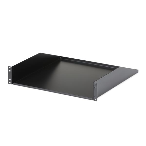 StarTech.com CABS Series Black Shelf, 2 U, 56.56kg Load, 17.4in x 457 mm