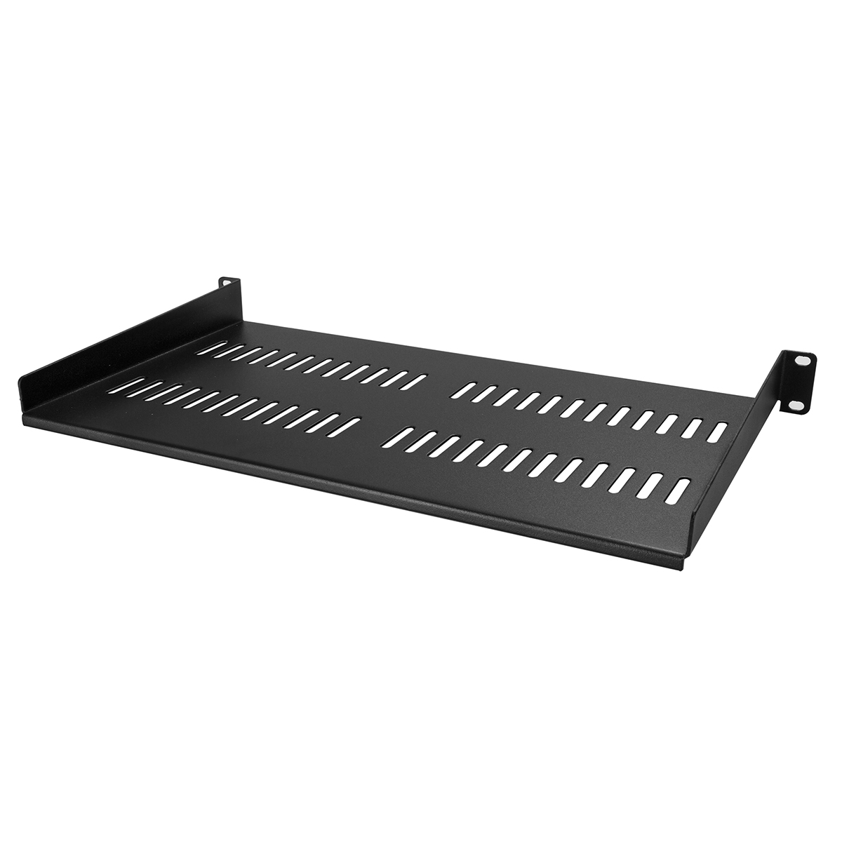 StarTech.com Black Shelf, 1 U, 23kg Load, 44cm x 250 mm