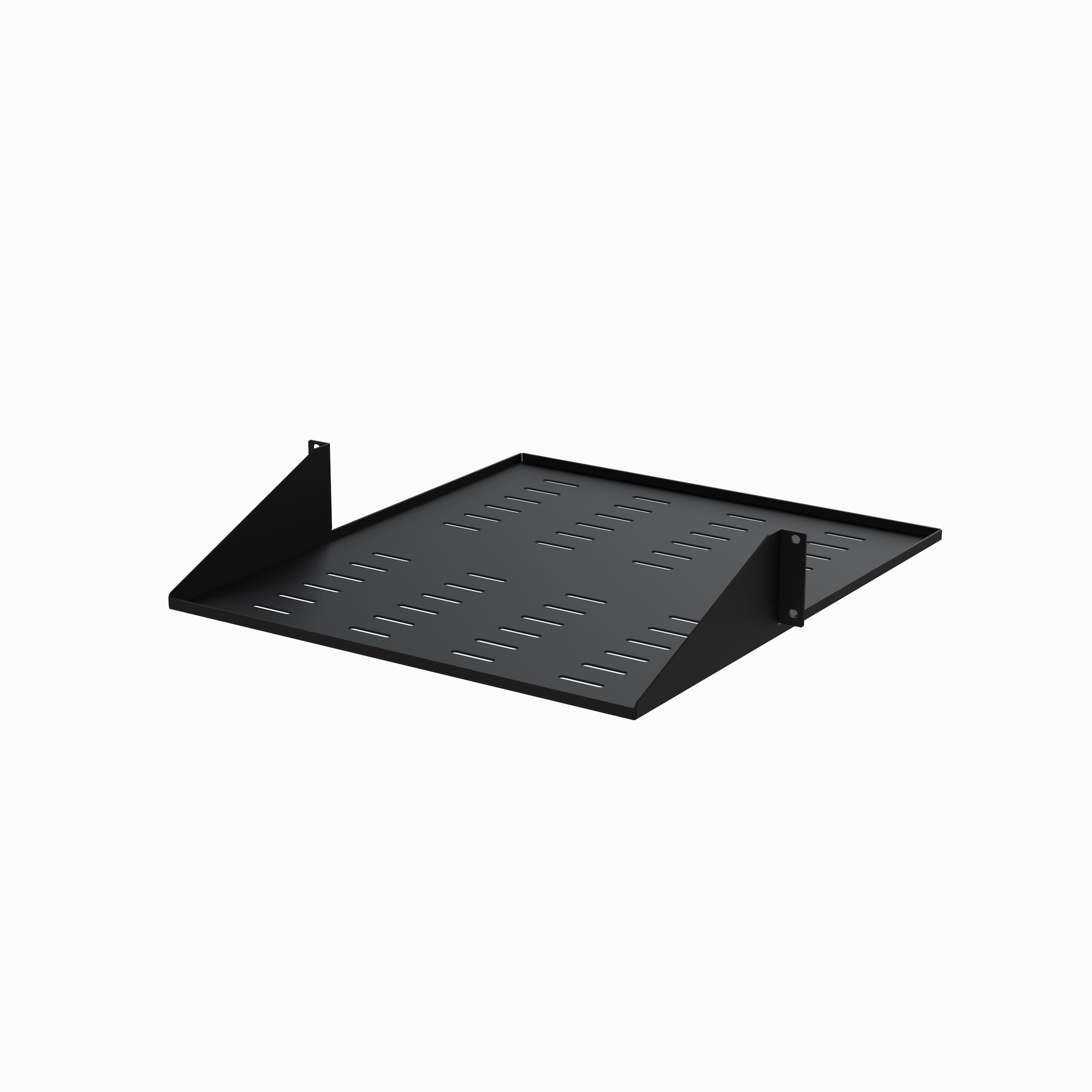StarTech.com Black Shelf, 2 U, 34kg Load, 483mm x 508 mm