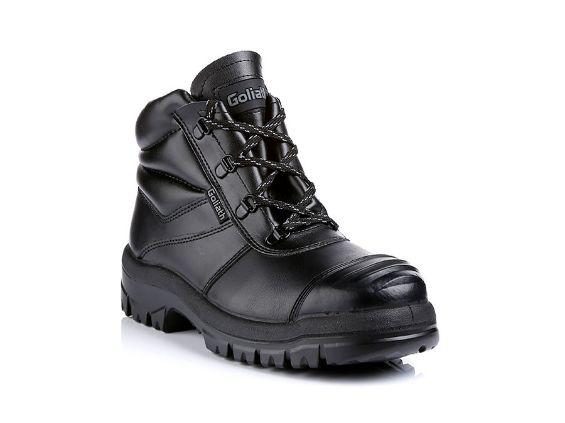 Goliath EL170DDR Black Steel Toe Capped Men's Safety Boots, UK 7, EU 41