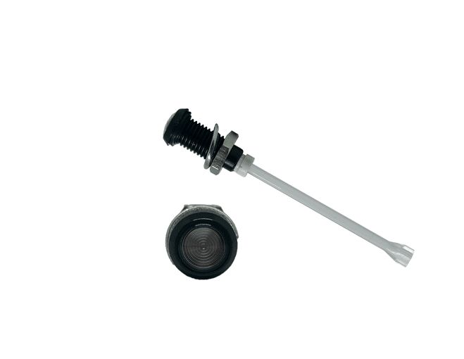 RHD-1660-F6PS67PR Bivar, Panel Mount Vertical LED Light Pipe, Smoke Round Lens