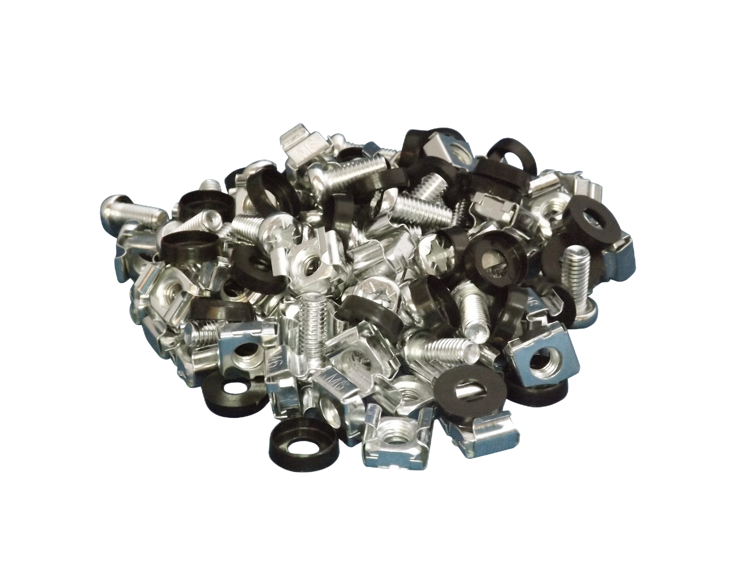 TUK Limited CAGENUT Series Cage Nut for Use with Rack Cabinets, M6 Thread, 4 Per Pack Piece(s)