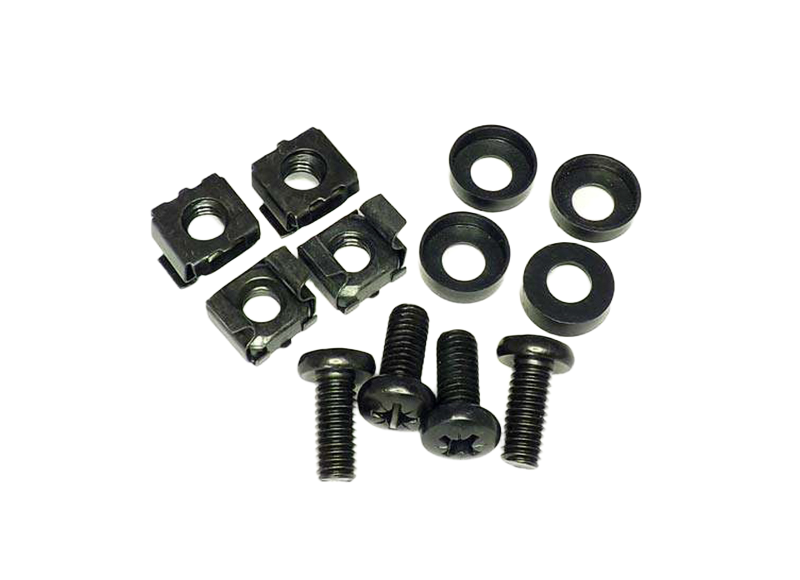 TUK Limited CAGENUT Series Cage Nut for Use with Rack Cabinets, M6 Thread, 4 Per Pack Piece(s)