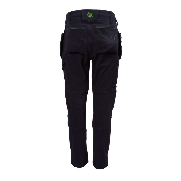 calgary-l33w42 Apache CALGARY Unisex Trousers Black 42 in Waist 33in Leg