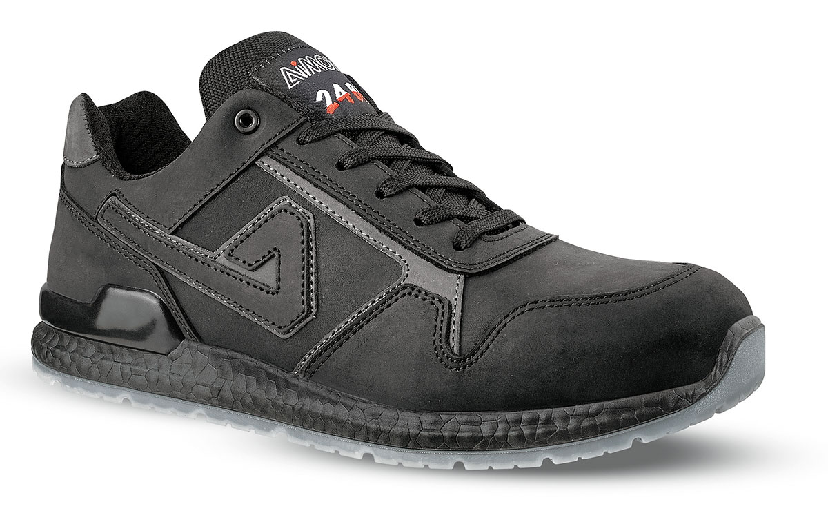 AIMONT 24 Bit Unisex Grey, Black Aluminium Safety Trainer, UK 8, EU 42