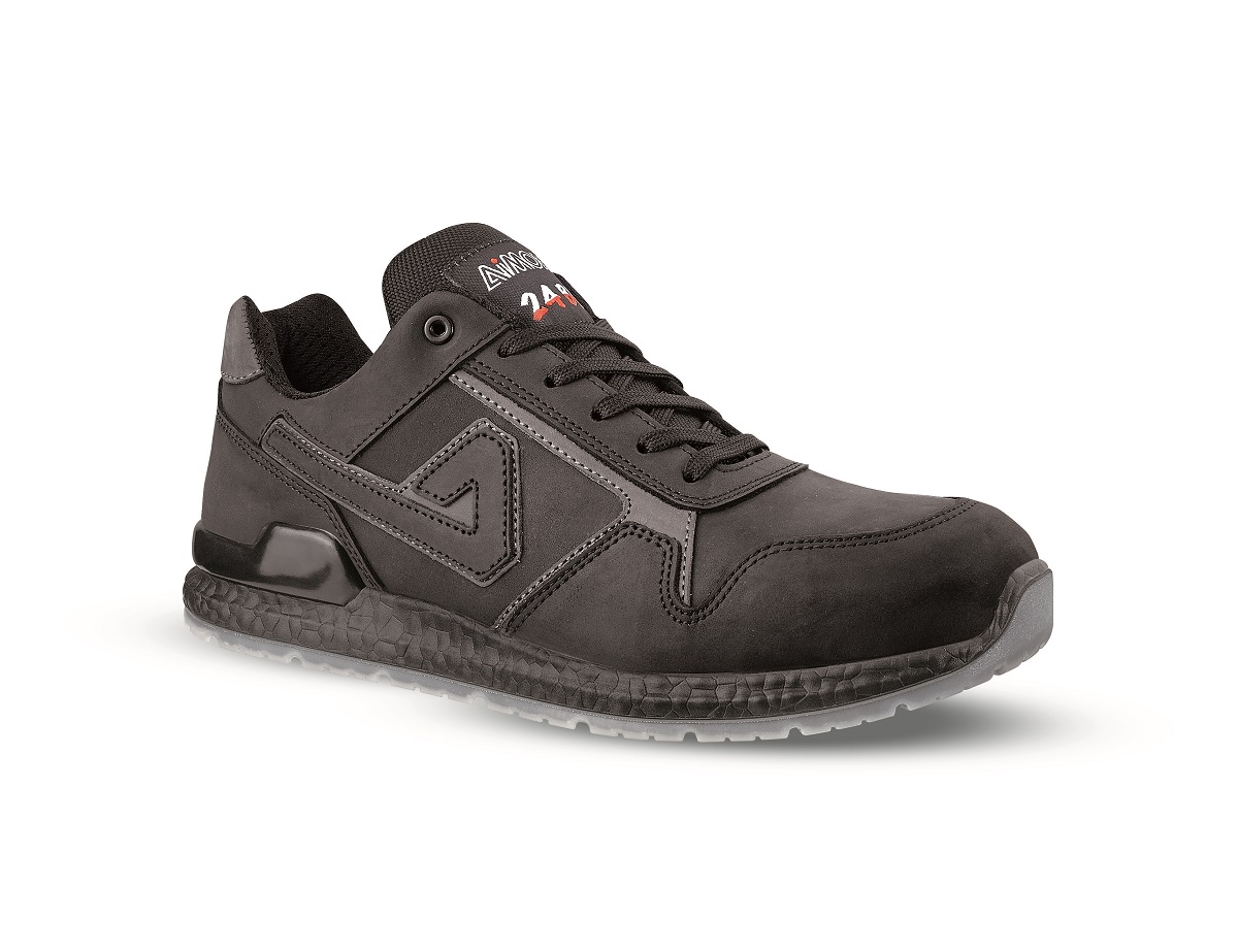 AIMONT CALVIN ABI06 Unisex Black, Grey Aluminium Safety Trainer, UK 13, EU 48