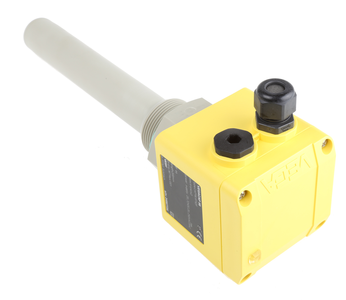 cap98xpxd Vega VEGACAP 98 Series Capacitance Level Switch, Horizontal, Vertical, Zone 10-Rated, Housing Polypropylene