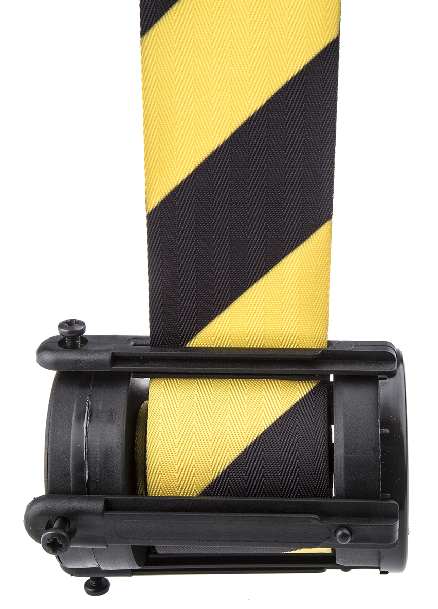 Tensator, 3.65 m Safety Barrier, Polyethylene Terephthalate