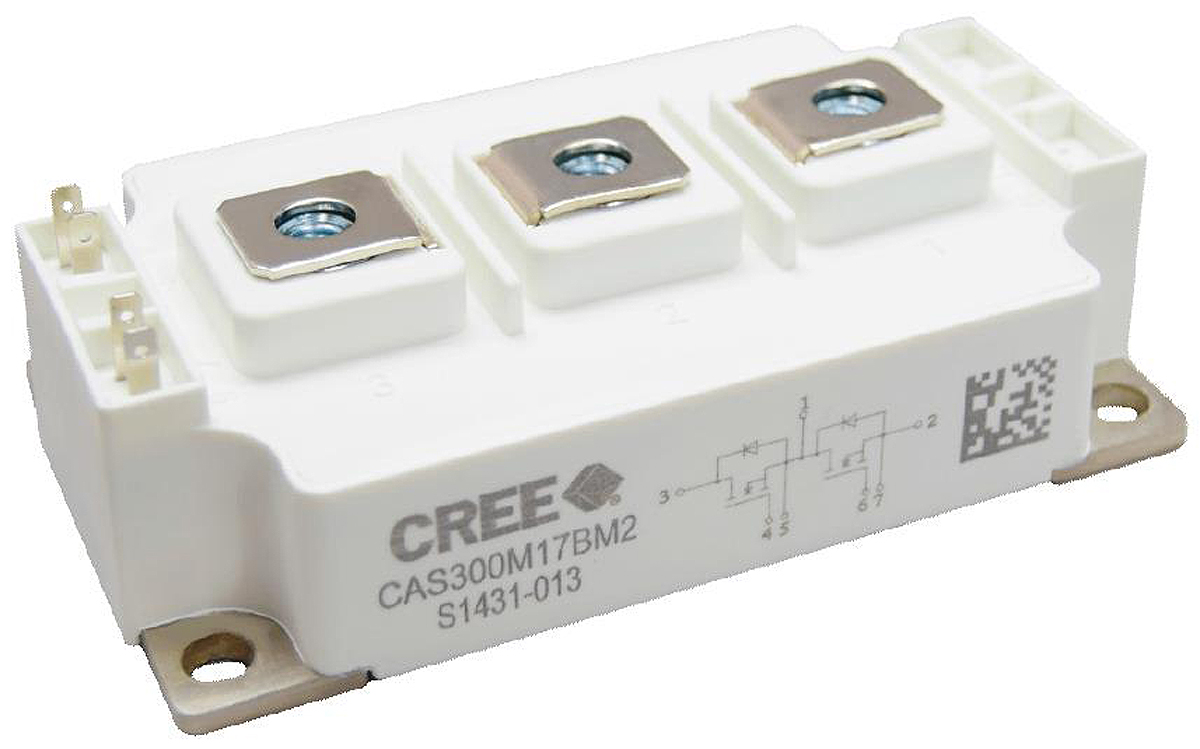 Wolfspeed Series Type N-Channel Power MOSFET, 325 A, 1700 V Enhancement, 7-Pin CAS300M17BM2