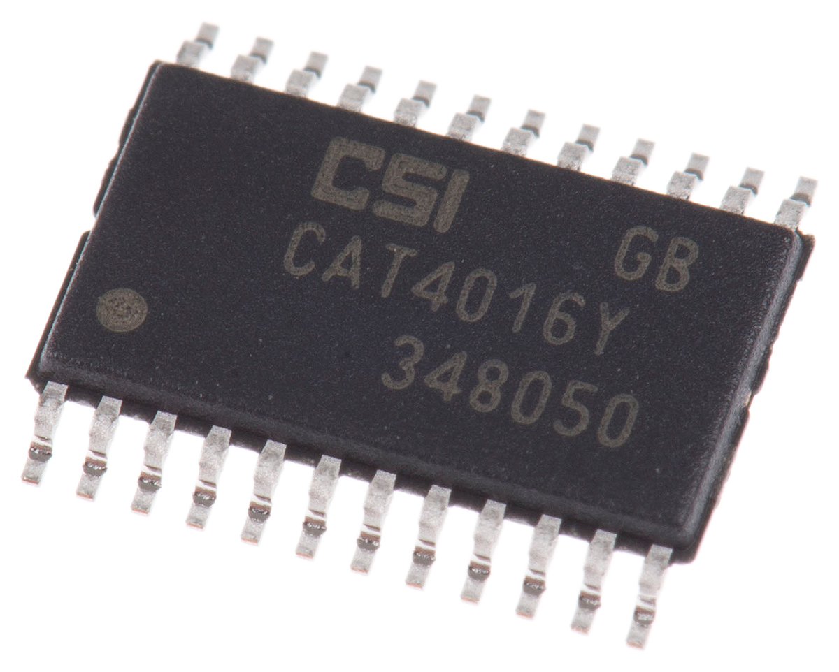 onsemi CAT4016Y-T2 LED Driver IC, 3/5.5 V dc 1.6 A 24-Pin TSSOP