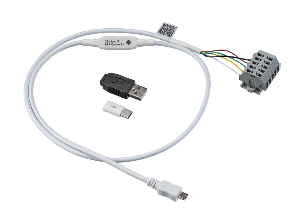 Optris CATACCSMIAC USB Cable Cable for Use with Optris CS Micro