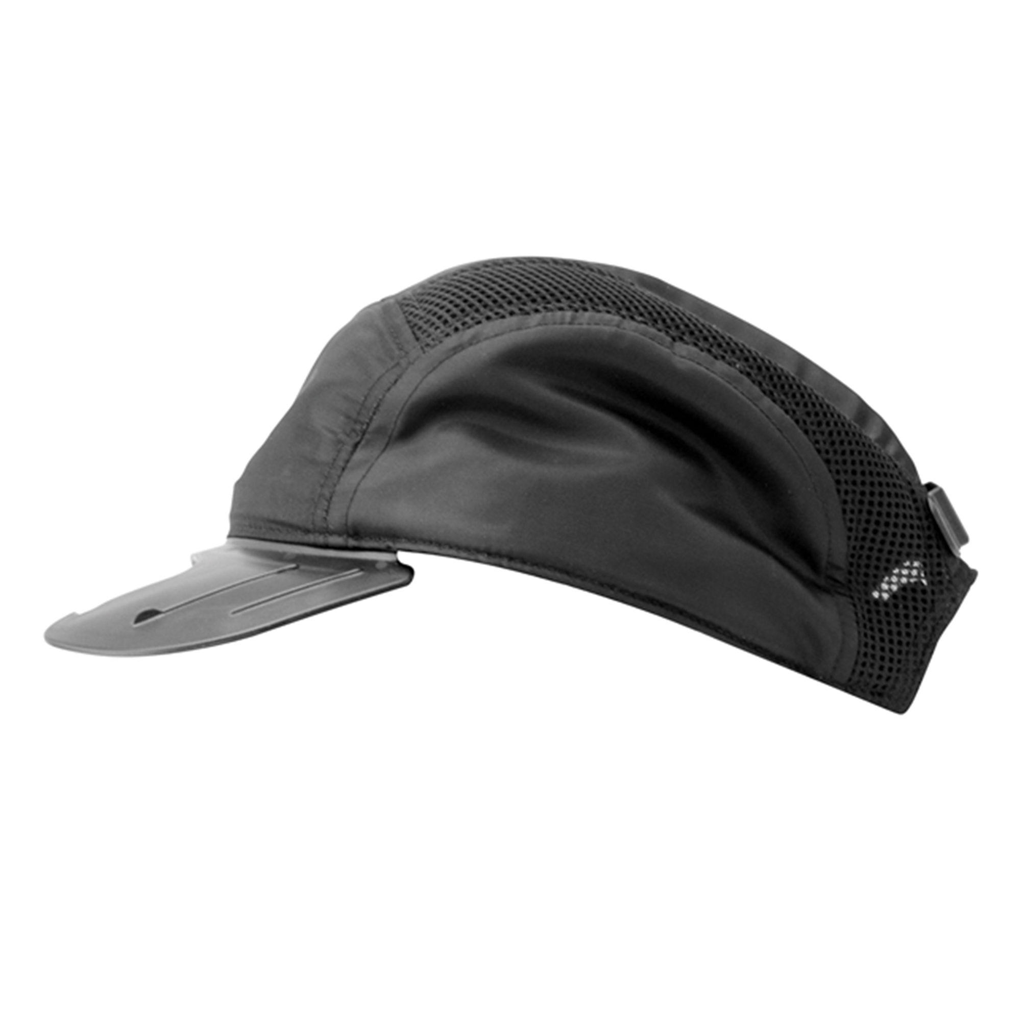 JSP Black Long Bump Cap Cotton, Polyester