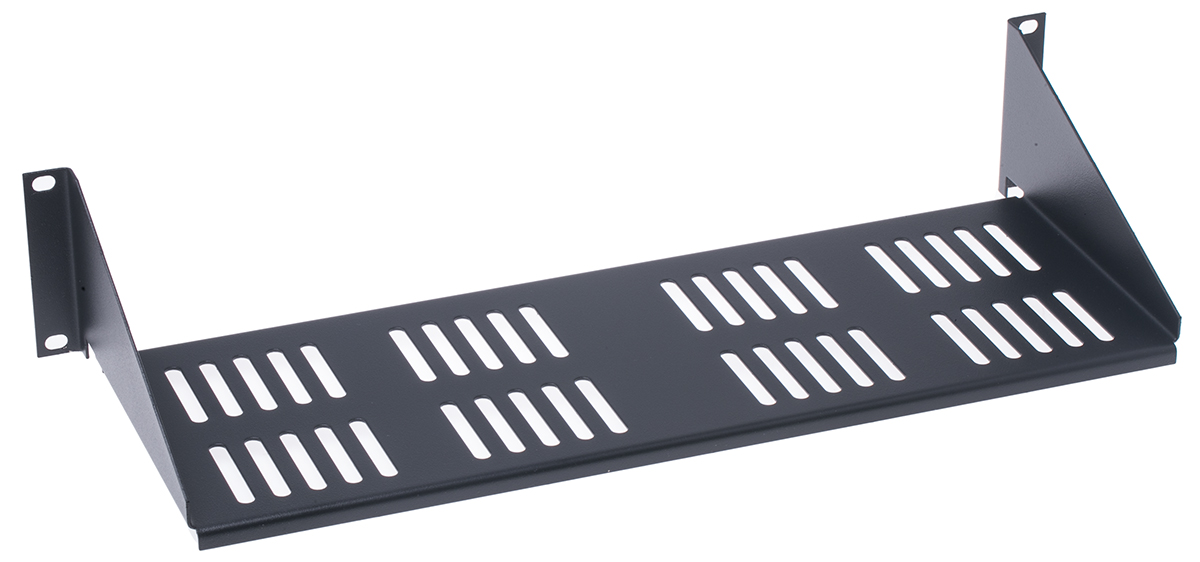 CAMDENBOSS WITrack Series Black Cantilever Shelf, 2 U, 20kg Load, 610mm x 180 mm x 585 mm x 540 mm