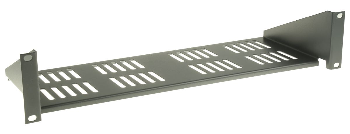cax2ty180 CAMDENBOSS WITrack Series Black Cantilever Shelf, 2 U, 20kg Load, 610mm x 180 mm x 585 mm x 540 mm