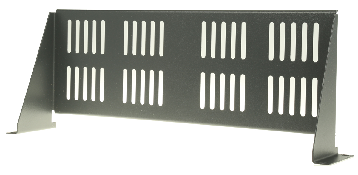 cax2ty180 CAMDENBOSS WITrack Series Black Cantilever Shelf, 2 U, 20kg Load, 610mm x 180 mm x 585 mm x 540 mm
