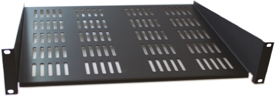 CAMDENBOSS Logic Series Black Cantilever Shelf, 2 U, 20kg Load, 446mm x 400 mm