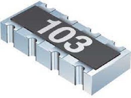 Bourns, CAY16 3.3 Ω 1 % ISOL Resistor Array, 4 Resistors, 0.25 W total, 1206, Convex