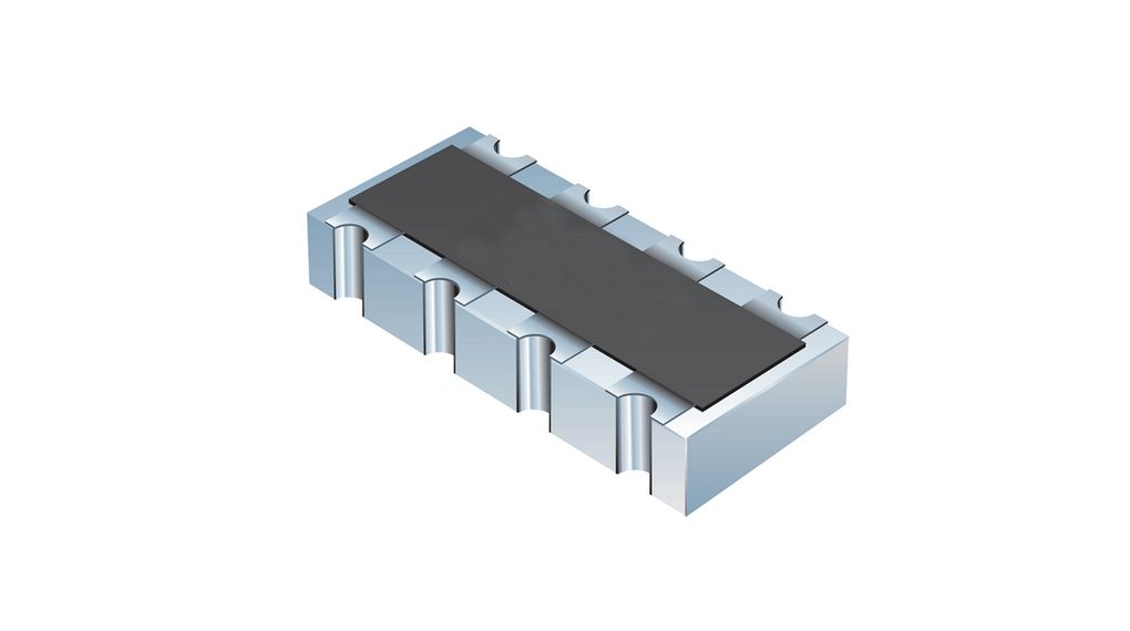 Bourns, CAY16 4.7 kΩ 1 % ISOL Resistor Array, 4 Resistors, 0.25 W total, 1206, Convex