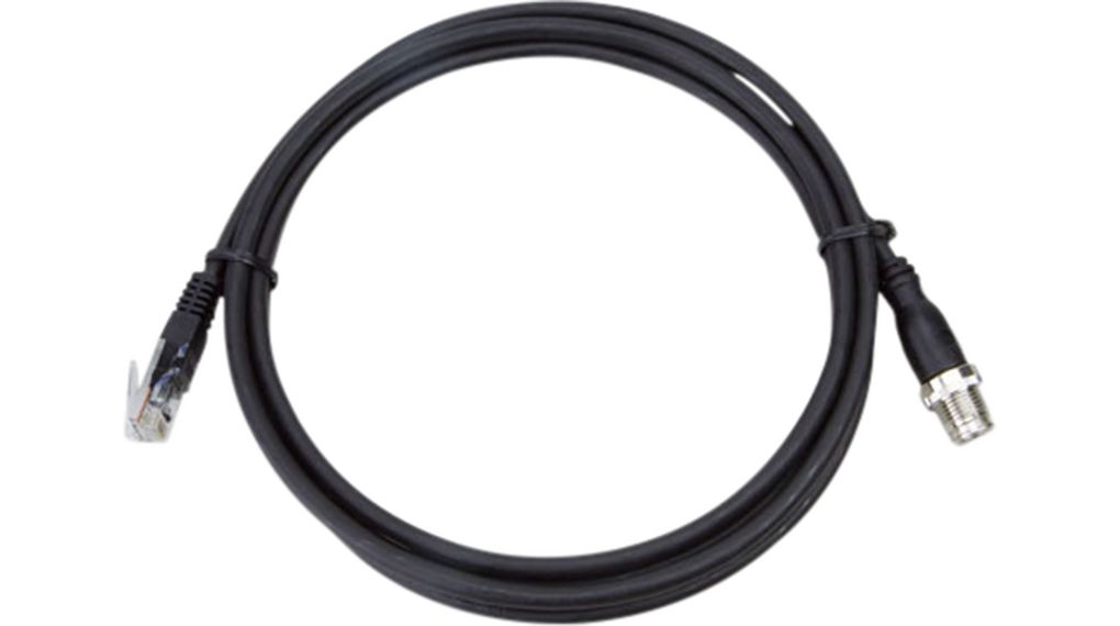 Planet, 2 m Ethernet Cable, Black RJ45 to Male RJ45 Ethernet Male Polyvinyl Chloride Sheath