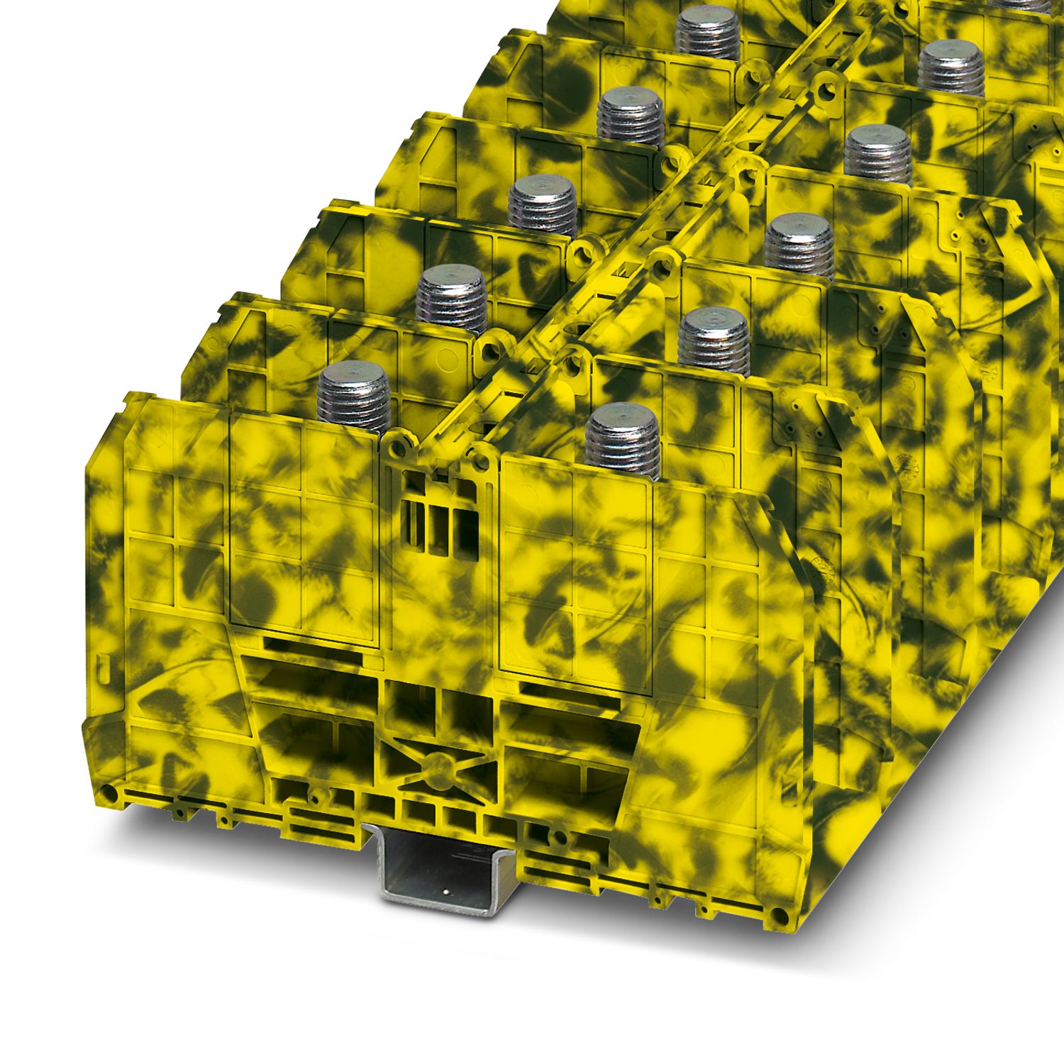 Phoenix Contact 3244631 RBO 16-FE Series Black, Yellow, 25 → 300mm², Single-Level, Bolt Termination