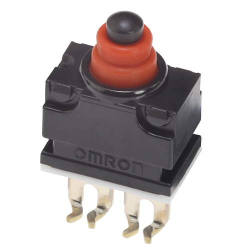 Omron Pin Plunger Subminiature Micro Switch, Quick Connect Terminal, 1 mA, SPST -NC, IP67