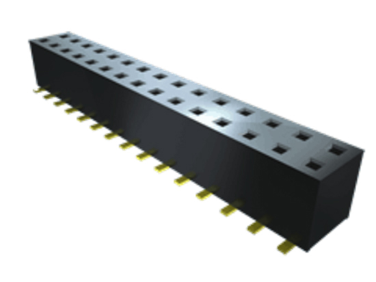 Samtec TLE Series Straight Surface Mount PCB Socket, 40-Contact, 2-Row, 2mm Pitch, Solder Termination