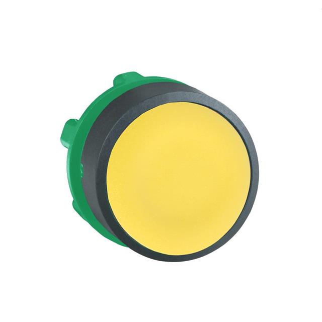 zb5aa5 Schneider Electric Harmony XB5 Series, Yellow Push Button Head, Spring Return, 22mm Cutout