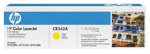 Hewlett Packard CB542A Yellow Toner Cartridge, CM1312MFP, CP1215, CP1515n, CP1518ni Compatible