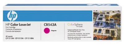 Hewlett Packard CB543A Magenta Toner Cartridge, CM1312MFP, CP1518ni, CP1215, CP1515n Compatible