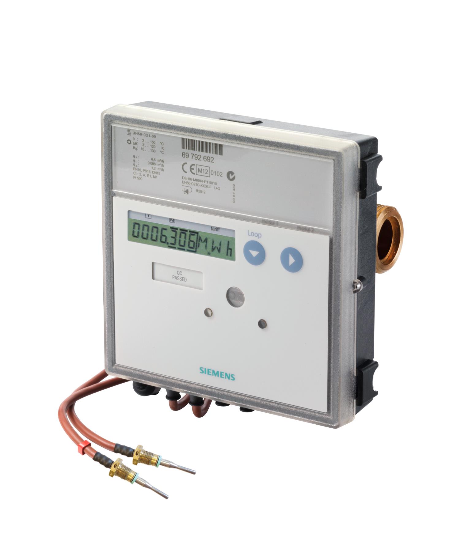 Siemens Ultrasonic Heating/Cooling Meter