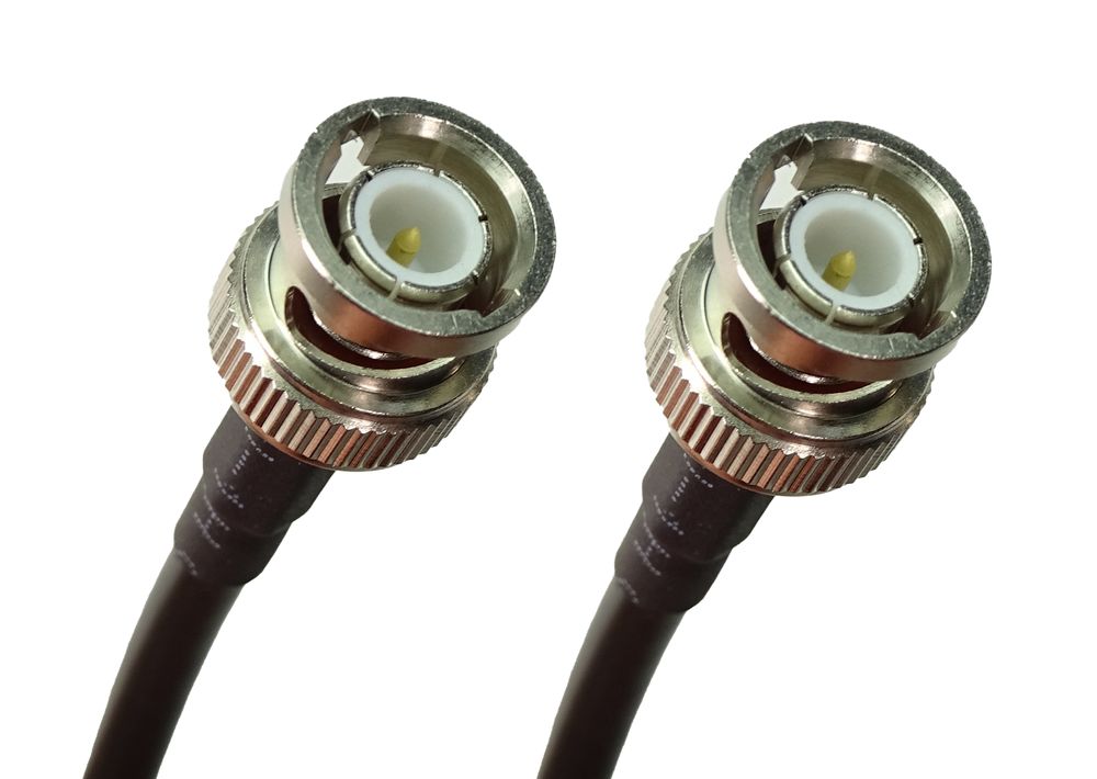RF Solutions CBA Series Coaxial Cable Assembly Male BNC to Male BNC, 200 mm 50 Ω
