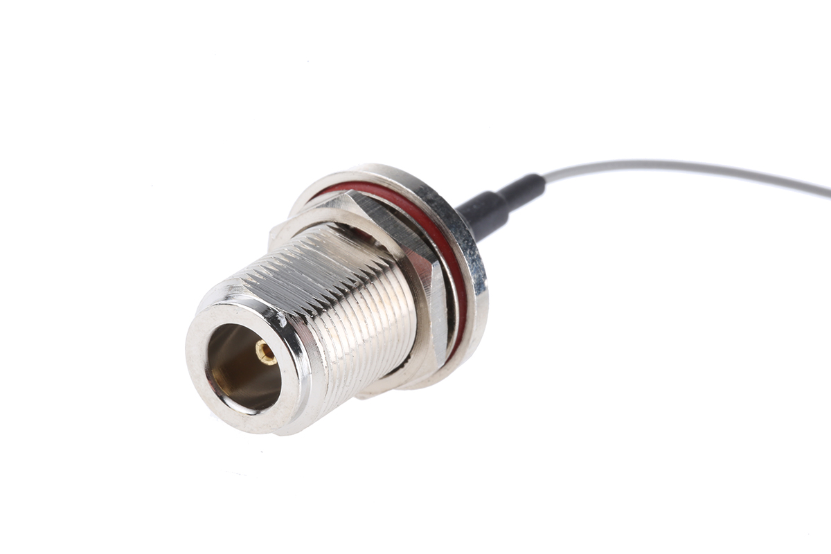 RF Solutions CBA Series Coaxial Cable Female Type N to Female UFL, 200 mm 50 Ω