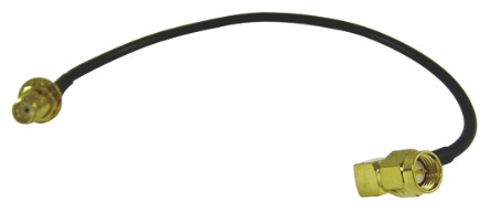 RF Solutions CBA Series Coaxial Cable Male Straight to Female SMA, 200 mm 50 Ω