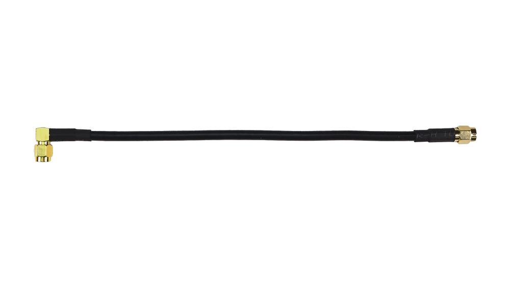 RF Solutions CBA Series, 200 mm, RG316 Coaxial Cable Assembly 50 Ω, Black, Terminated
