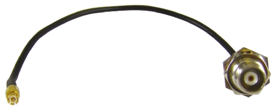 RF Solutions CBA Series Coaxial Cable Female Straight to Male Straight, 200 mm 50 Ω