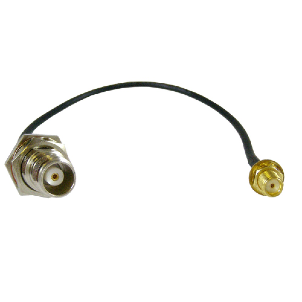 RF Solutions CBA Series Coaxial Cable Female TNC to Female SMA, 200 mm 50 Ω