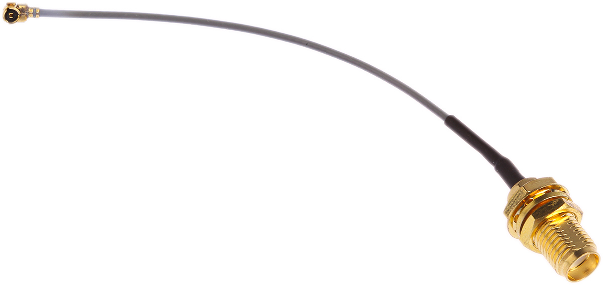 RF Solutions CBA Series Coaxial Cable UFL to Female SMA, 100 mm 50 Ω