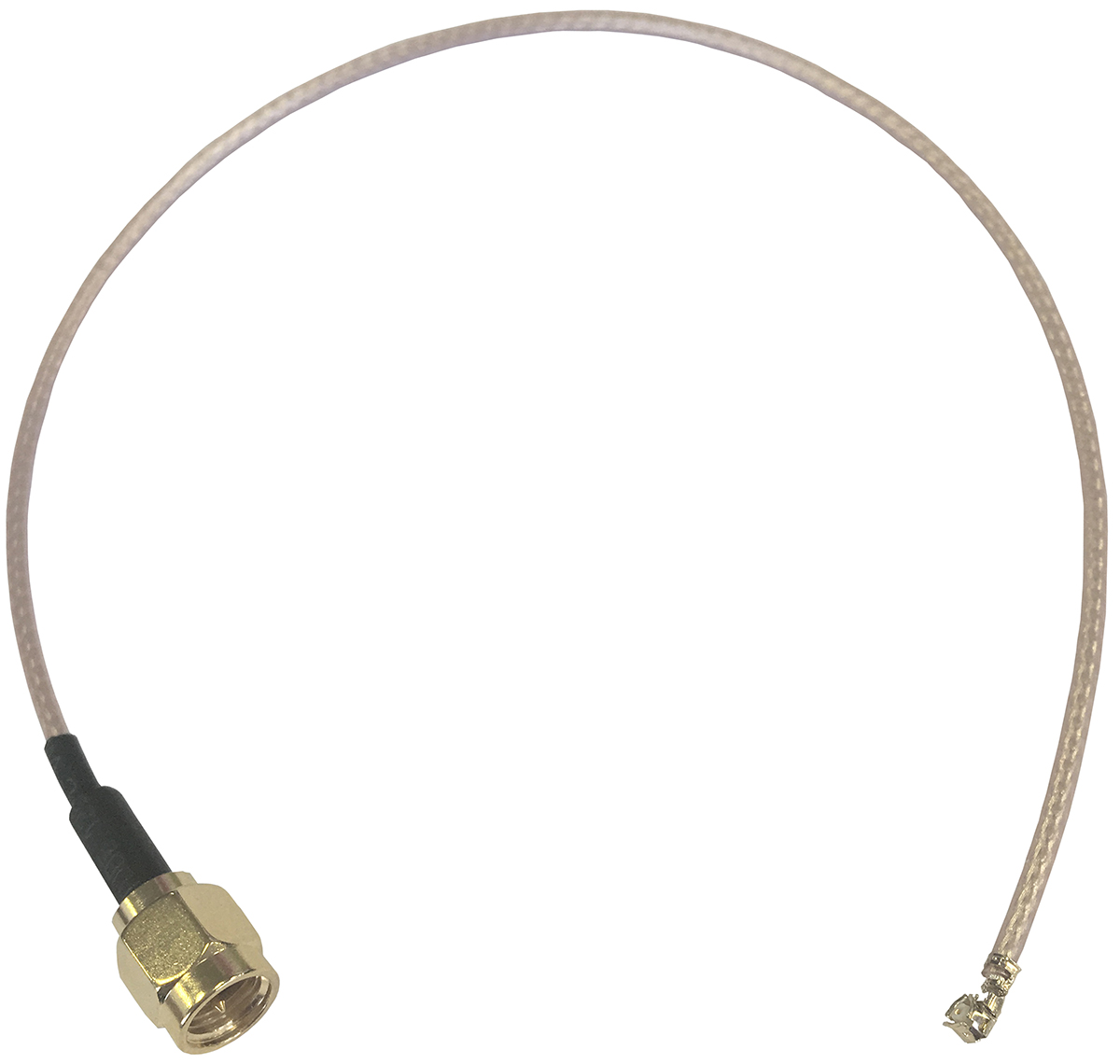 RF Solutions CBA Series Coaxial Cable Female UFL to Male SMA, 250 mm 50 Ω
