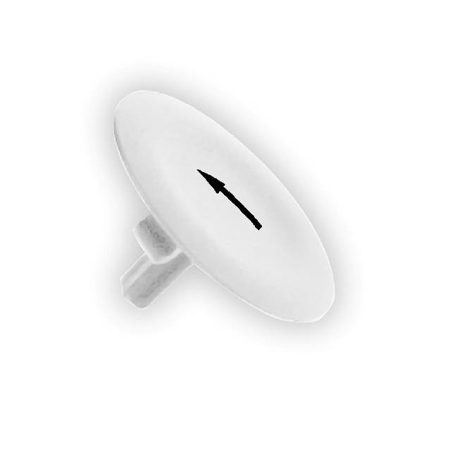 zba334 Cap with white Arrow for round push button