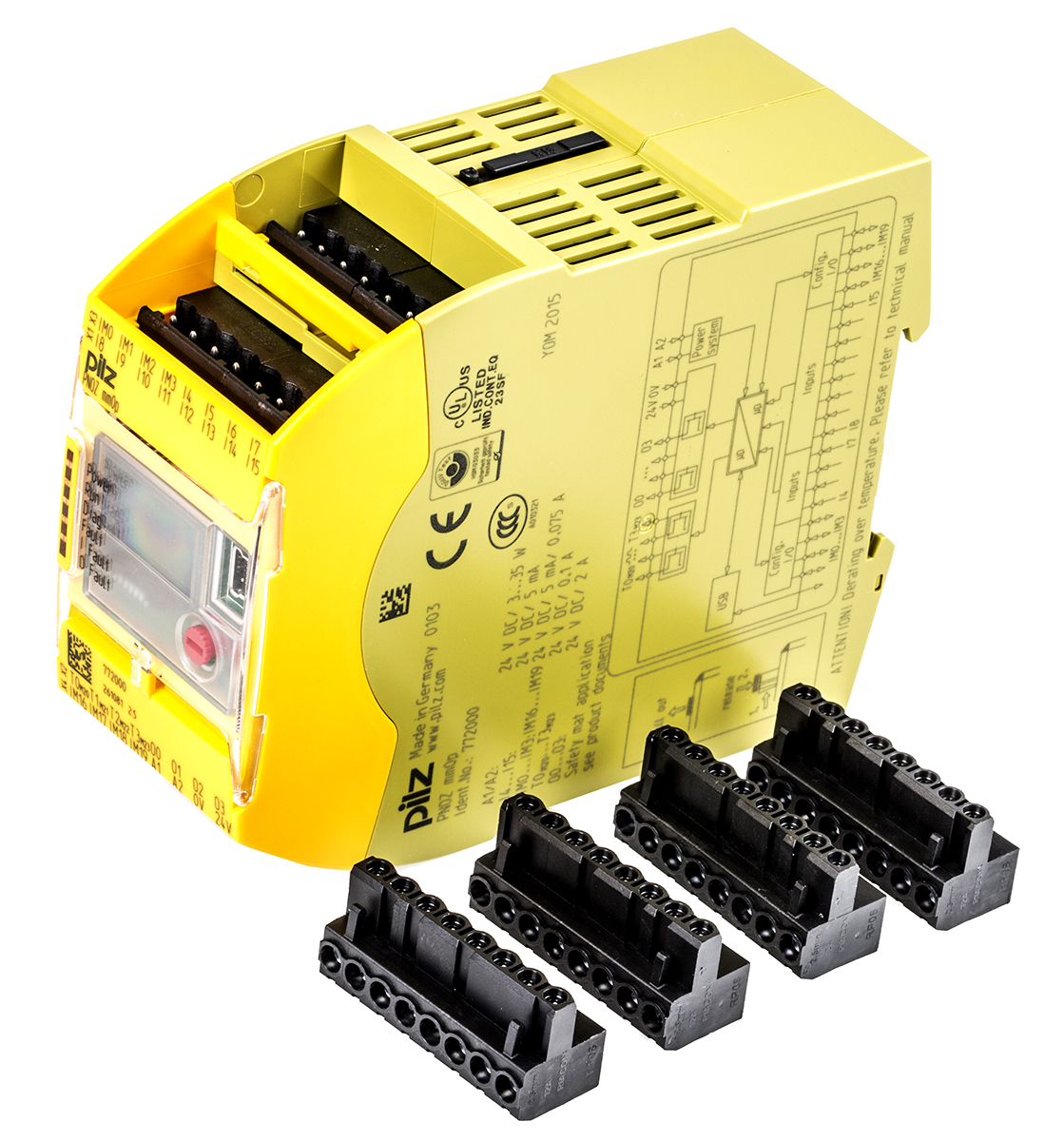 772000 PNOZmulti Mini Series Safety Controller, 20 Safety Inputs, 4 Safety Outputs, 24 V dc