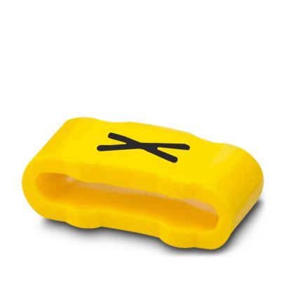 Phoenix Contact SD-WMTBS Slide On Cable Marker, Yellow, Pre-printed "Letters", 10 → 136mm Cable, for Conductor