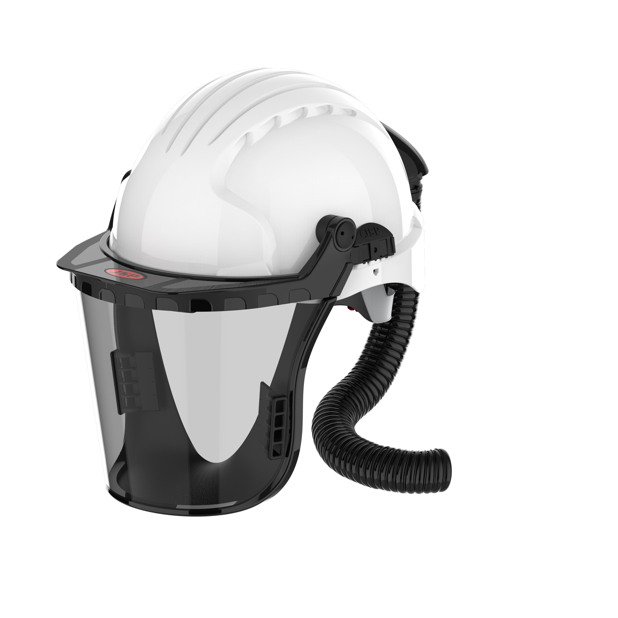 JSP EVO5 White, Black Safety Helmet Chin Strap Included