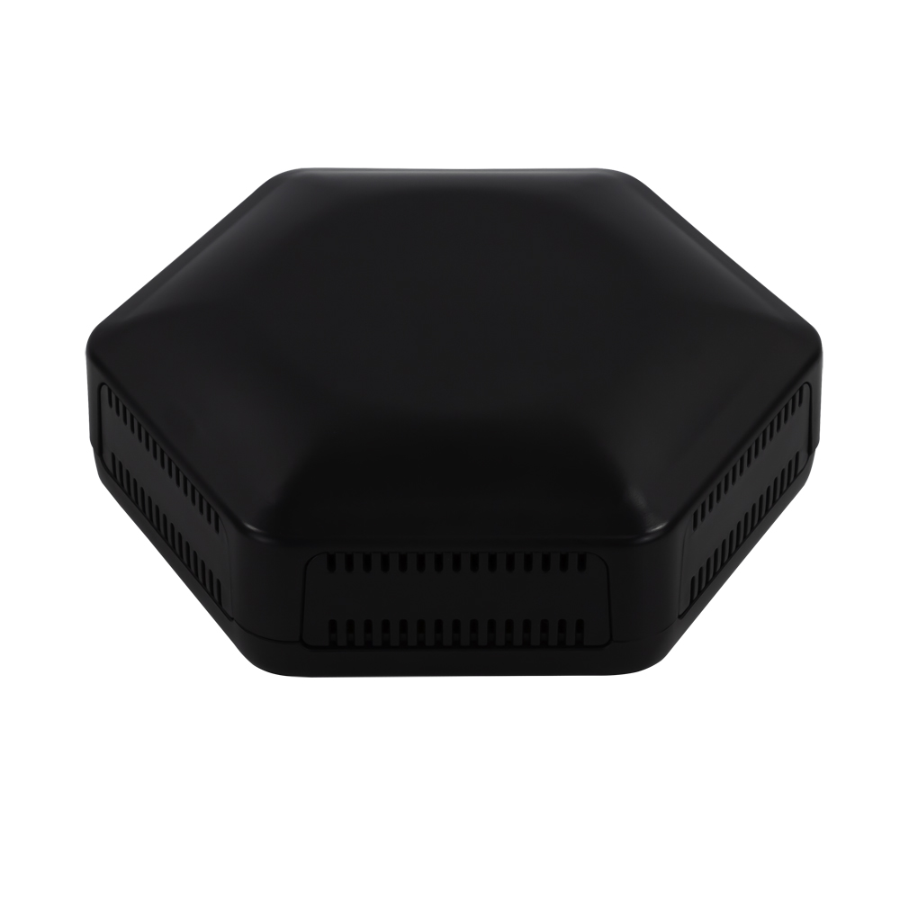 CAMDENBOSS Enclosure CBHEX1-06-BK for Raspberry Pi,  Black