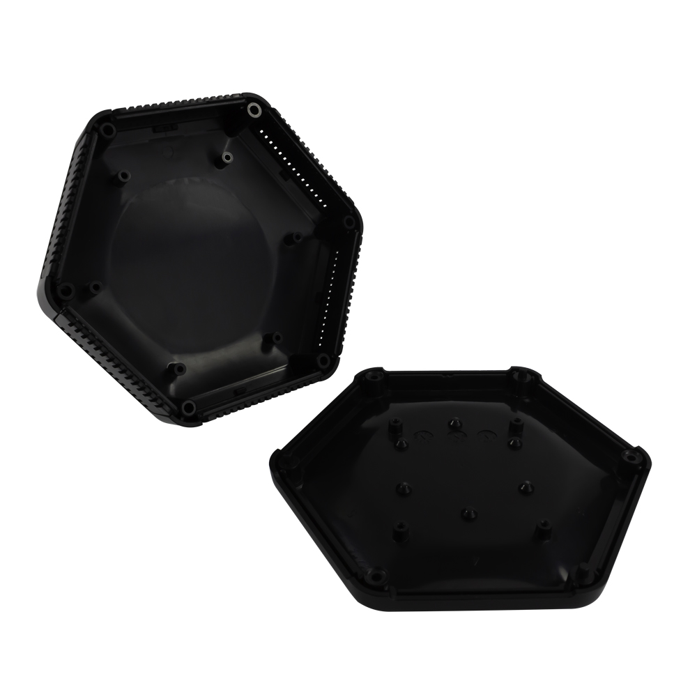 cbhex1-06-bk CAMDENBOSS Enclosure CBHEX1-06-BK for Raspberry Pi,  Black