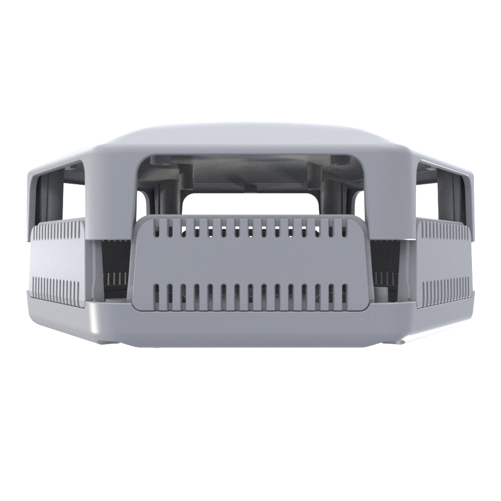 cbhex1-06-gy CAMDENBOSS Enclosure CBHEX1-06-GY for Raspberry Pi,  Grey