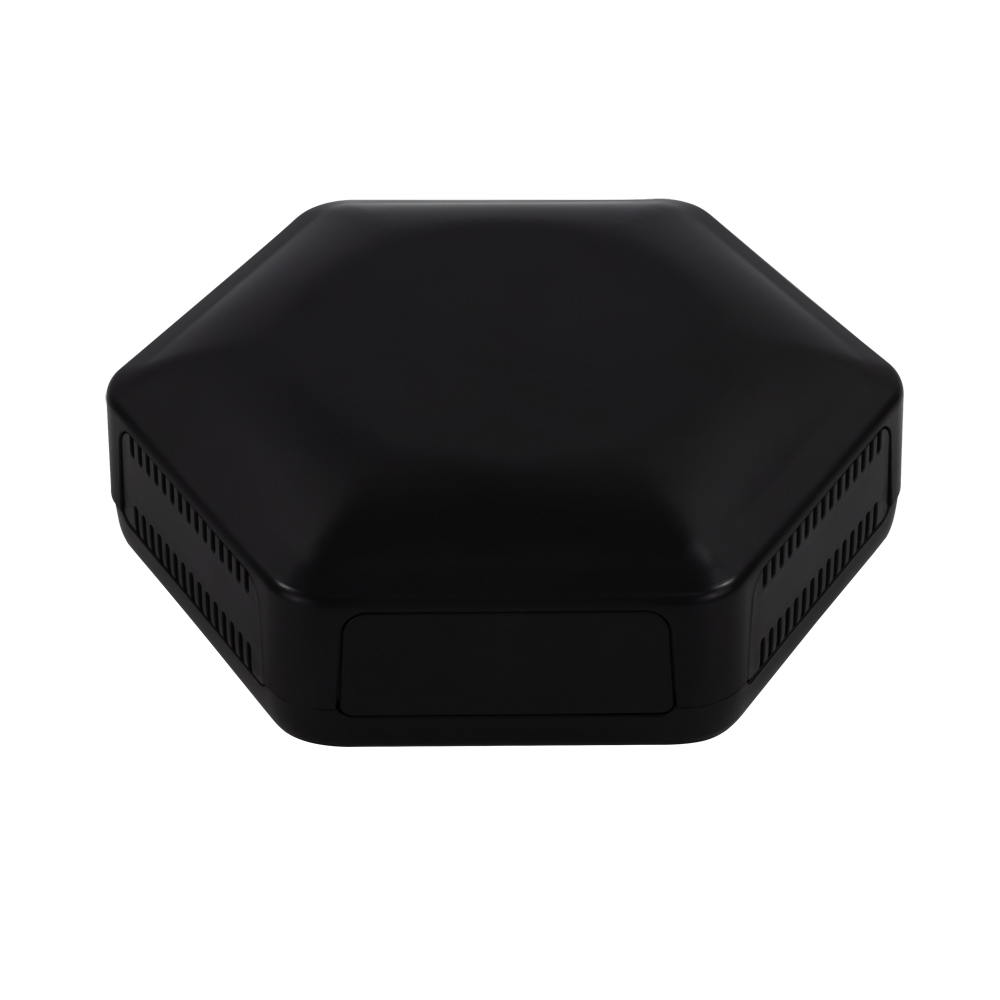 CAMDENBOSS Enclosure CBHEX1-24-BK for Raspberry Pi,  Black
